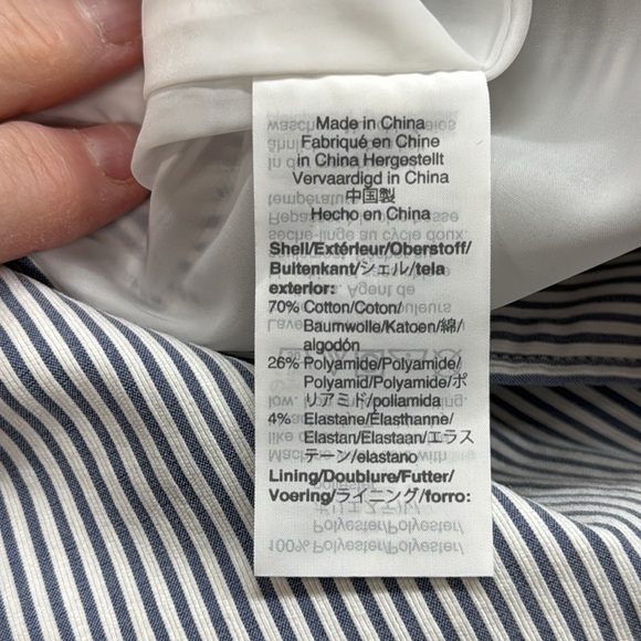 J. Crew NWT Seersucker Button-front
Mini Skirt Size 6P - Picture 9 of 11